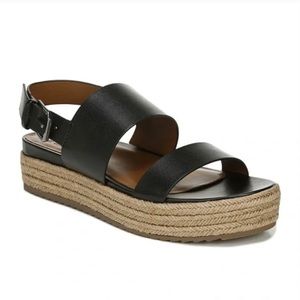 Naturalizer Black Patience Espadrille Sandals